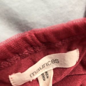 Women’s Maurices size small summer top